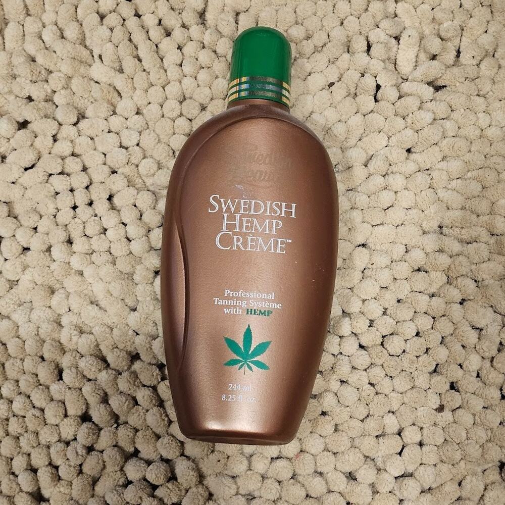 Swedish Beauty Hemp Creme Tanning Bronzer TANNING BED Lotion